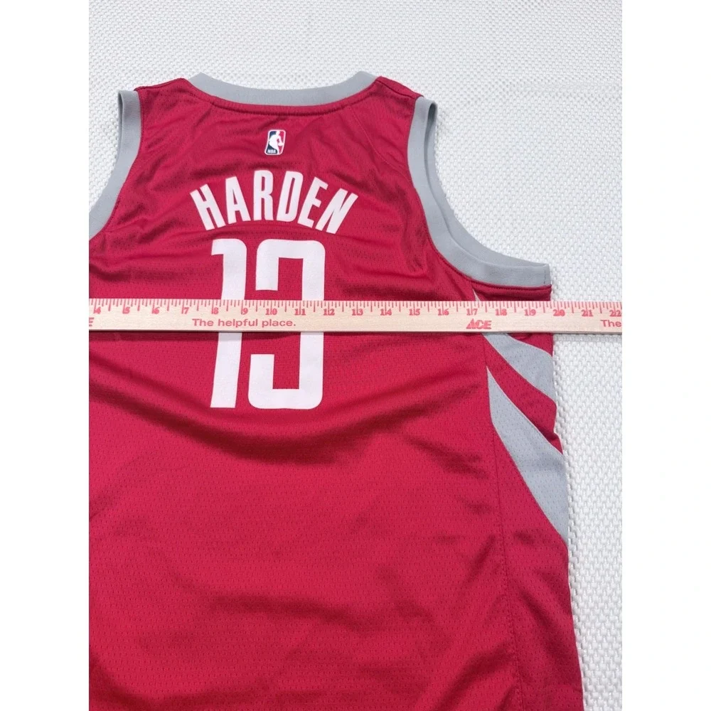 Nike Houston Rockets James Harden #13 Swingman Jersey Youth Large Red NBA